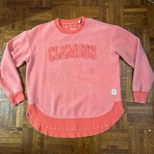 Pressbox Clemson Tigers Sweatshirt Womens Medium Orange Reg. $71